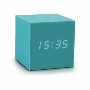 Gravitry Cube türkiz ébresztőóra LED kijelzővel - Gingko