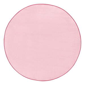 Világos rózsaszín kerek szőnyeg ø 133 cm Fancy – Hanse Home