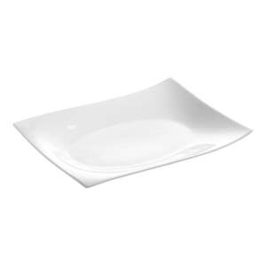Fehér porcelán szervírozó tányér 22x30 cm Motion – Maxwell & Williams