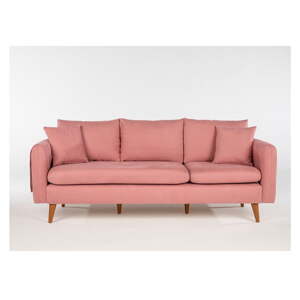Világos rózsaszín kanapé 215 cm Sofia – Artie