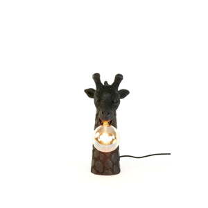 Matt fekete asztali lámpa (magasság 36 cm) Giraffe – Light & Living