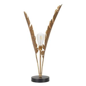 Aranyszínű asztali lámpa (magasság 65 cm) Palm – Mauro Ferretti