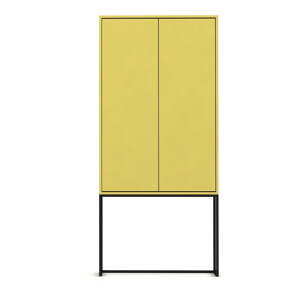 Sárga szekrény 75x164,5 cm Lennon – Really Nice Things