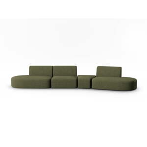 Zöld kanapé 412 cm Shane – Micadoni Home