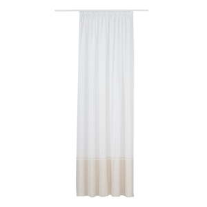 Fehér-bézs átlátszó függöny 300x260 cm Sanova – Mendola Fabrics