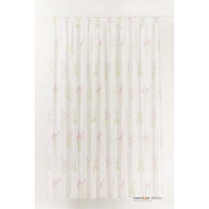 Fehér átlátszó függöny 140x260 cm Godiva – Mendola Fabrics