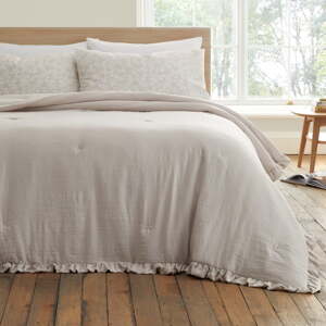 Bézs ágytakaró franciaágyra 220x230 cm – Bianca