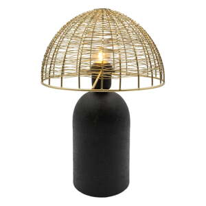 Fekete-aranyszínű asztali lámpa (magasság 36 cm) – Antic Line