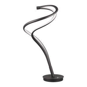 Fekete LED asztali lámpa fém búrával (magasság 56 cm) Nala – Trio Select