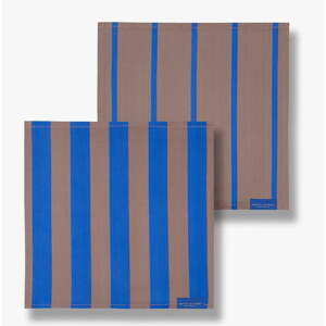 Textilszalvéta 2 darabos készletben Stripes - Mette Ditmer Denmark