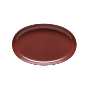 Borvörös agyagkerámia szervírozó tányér 32x20.5 cm Pacifica – Casafina