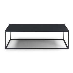 Fekete fém dohányzóasztal 40x120 cm Store – Spinder Design
