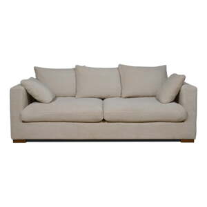 Bézs kordbársony kanapé 220 cm Comfy – Scandic