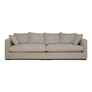 Bézs kordbársony kanapé 266 cm Comfy – Scandic