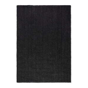 Fekete juta szőnyeg 190x280 cm Bouclé – Hanse Home