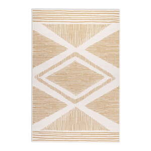 Okkersárga-krémszínű kültéri szőnyeg 120x170 cm Gemini – Elle Decoration