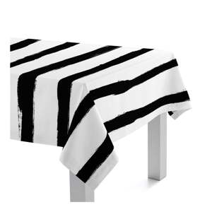 Asztalterítő 145x150 cm Stripes – Blanc