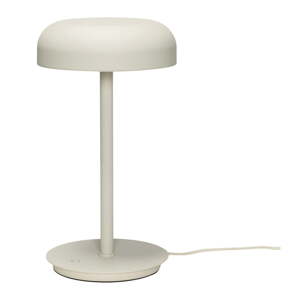 Krémszínű LED dimmelhető asztali lámpa (magasság 37 cm) Velo – Hübsch