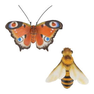 Poligyanta kerti szobor készlet 2 db-os Butterfly – Esschert Design