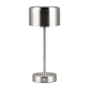 Ezüstszínű LED szabályozható asztali lámpa (magasság 30 cm) Jeff – Trio