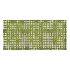 Zöld mosható futószőnyeg 55x140 cm Dama Verde – Floorita