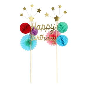 Beszúrható torta felirat Happy Birthday – Meri Meri