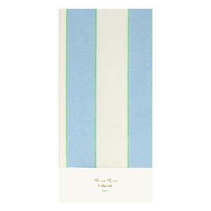 Asztalterítő 137x259 cm Pale Blue Stripe – Meri Meri