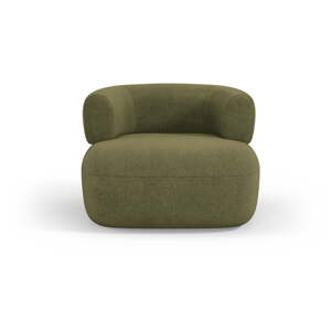 Zöld buklé fotel Jenny – Micadoni Home