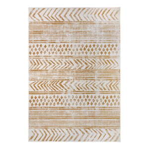 Okkersárga-fehér kültéri szőnyeg 120x170 cm Biri – NORTHRUGS
