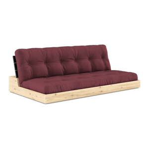 Borvörös kinyitható kanapé 196 cm Base – Karup Design