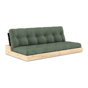 Zöld kinyitható kanapé 196 cm Base – Karup Design
