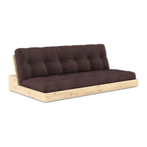 Sötétbarna kinyitható kanapé 196 cm Base – Karup Design