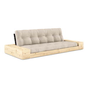 Bézs kinyitható kanapé 244 cm Base – Karup Design