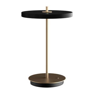 Fekete LED dimmelhető asztali lámpa fém búrával (magasság 31 cm) Asteria Move – UMAGE