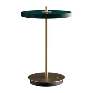 Zöld LED dimmelhető asztali lámpa fém búrával (magasság 31 cm) Asteria Move – UMAGE