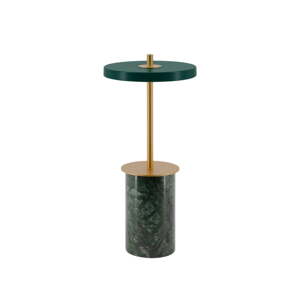 Zöld márvány LED dimmelhető asztali lámpa fém búrával (magasság 25,5 cm) Asteria Move Mini – UMAGE