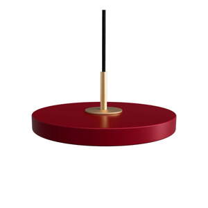 Piros LED függőlámpa fém búrával ø 15 cm Asteria Micro – UMAGE