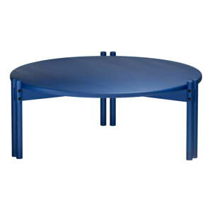 Kék borovi fenyő kerek dohányzóasztal ø 80 cm Sticks – Karup Design