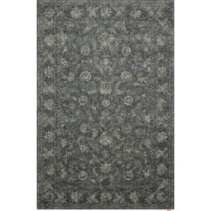Szürke gyapjú szőnyeg 300x400 cm Calisia Vintage Flora – Agnella