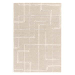 Bézs kézzel készített  gyapjú szőnyeg 200x300 cm Ada – Asiatic Carpets