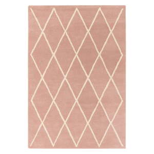 Rózsaszín kézzel készített  gyapjú szőnyeg 120x170 cm Albany – Asiatic Carpets