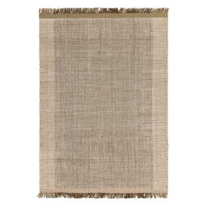 Világosbarna kézzel készített  gyapjú szőnyeg 160x230 cm Avalon – Asiatic Carpets