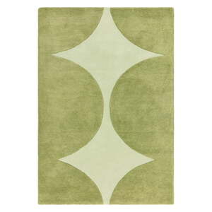 Zöld kézzel készített  gyapjú szőnyeg 160x230 cm Canvas – Asiatic Carpets