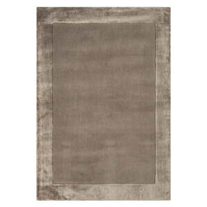 Barna kézzel készített  gyapjú keverék szőnyeg 200x290 cm Ascot – Asiatic Carpets