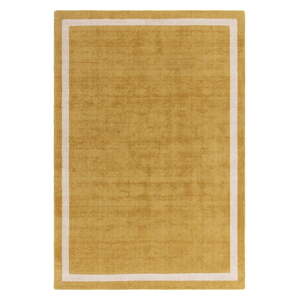Okkersárga kézzel készített  gyapjú szőnyeg 68x240 cm Albi – Asiatic Carpets