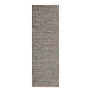 Világosszürke kézzel készített  juta futószőnyeg 66x200 cm Soumak – Asiatic Carpets