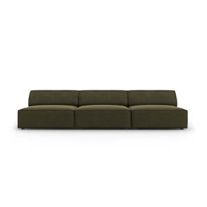 Zöld bársony kanapé 240 cm Jodie – Micadoni Home