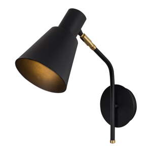 Fekete-aranyszínű fali lámpa ø 15 cm Sivani – Opviq lights