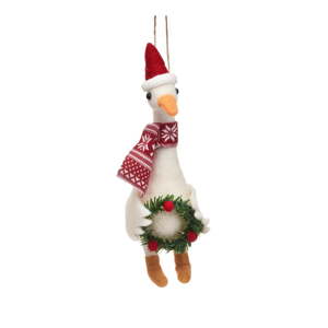 Textil karácsonyfadísz Goose – Sass & Belle