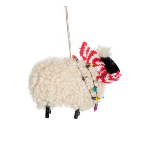 Textil karácsonyfadísz Sheep – Sass & Belle